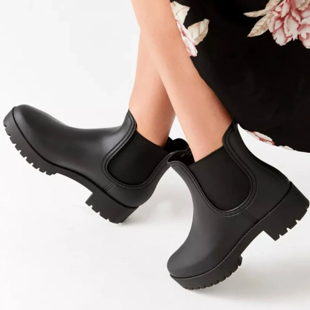 NWT Jeffrey Campbell Cloudy Rain Boot Size 9 - Picture 1 of 7